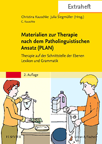 Materialien zur Therapie nach dem Patholinguistischen Ansatz (PLAN)