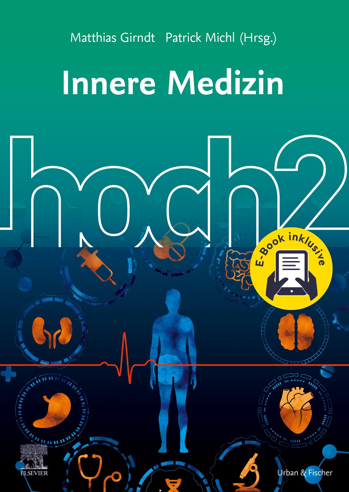 Innere Medizin hoch2 + E-Book - 9783437434716