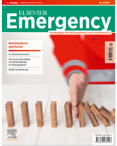 ELSEVIER Emergency. Rettungsdienst & Psyche. 4/2023