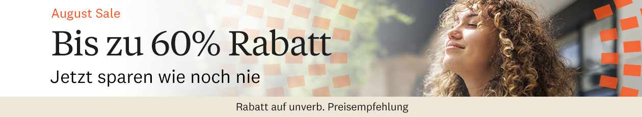 Bis zu 60% Rabatt, Jetzt sparen wie noch nie